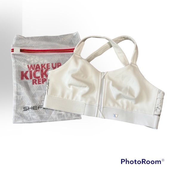 Shefit Flex Sports Bra Ice White Luxe NWNT - Picture 2 of 5